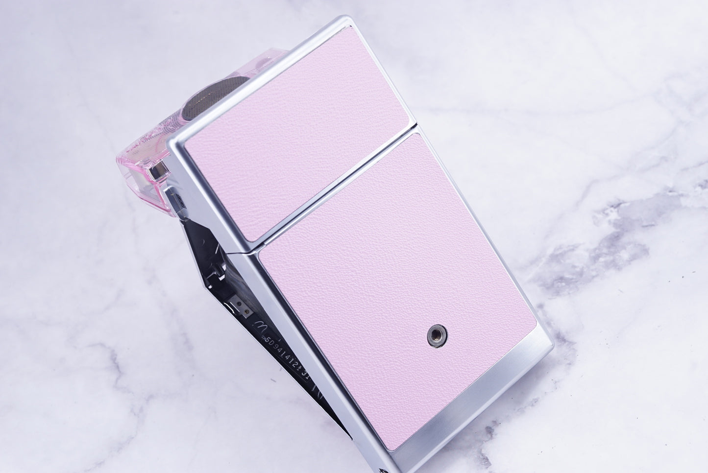 NEW PCB*Polaroid SX 70 Sonar Camera PINK HOUSING transparent COVER POWER KIT S