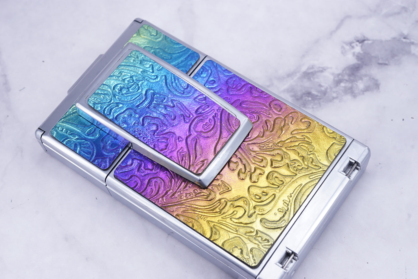 Polaroid sx70/sonar/680/690 camera skin Replacement Cover-Genuine Leather RAINBOW