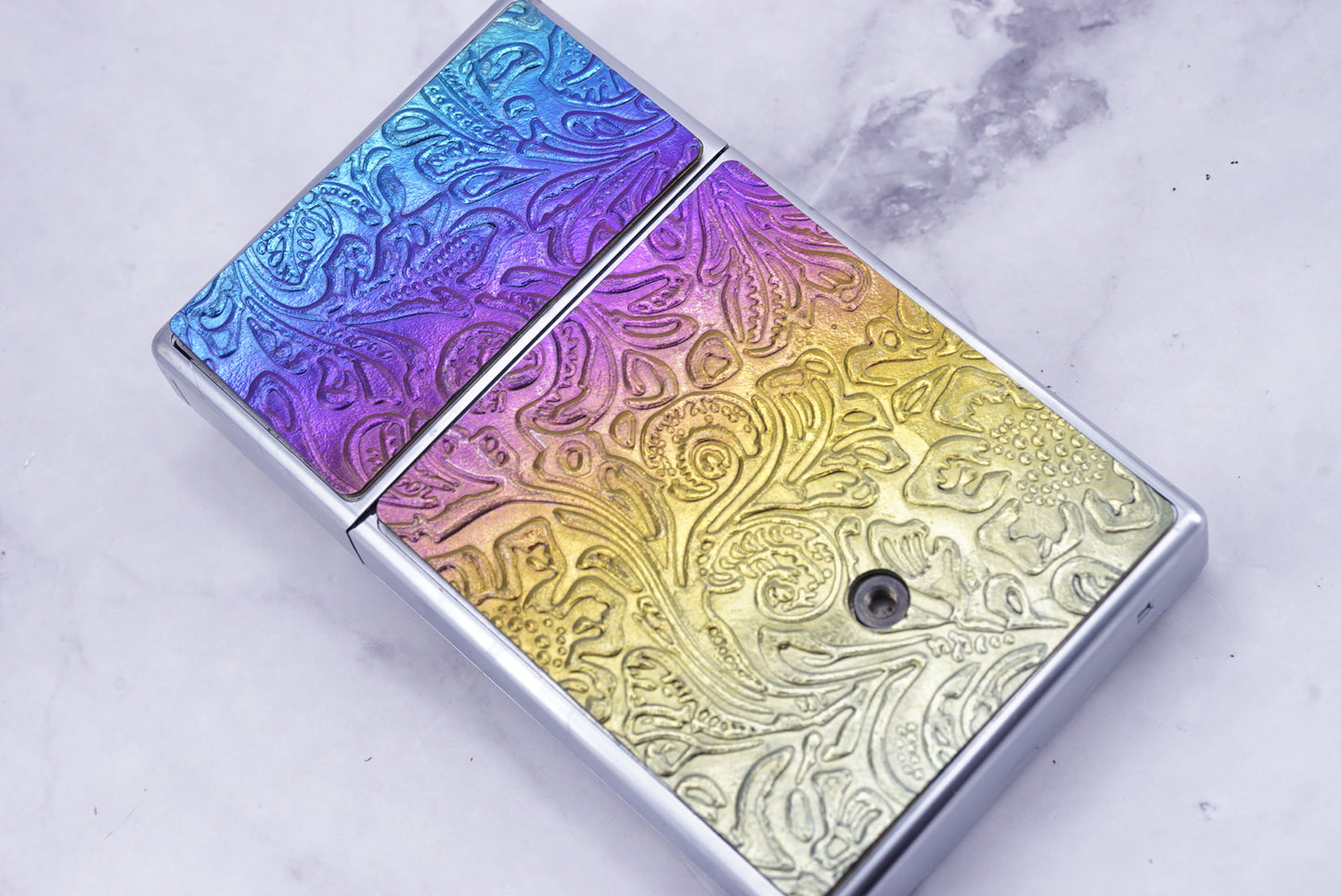 Polaroid sx70/sonar/680/690 camera skin Replacement Cover-Genuine Leather RAINBOW