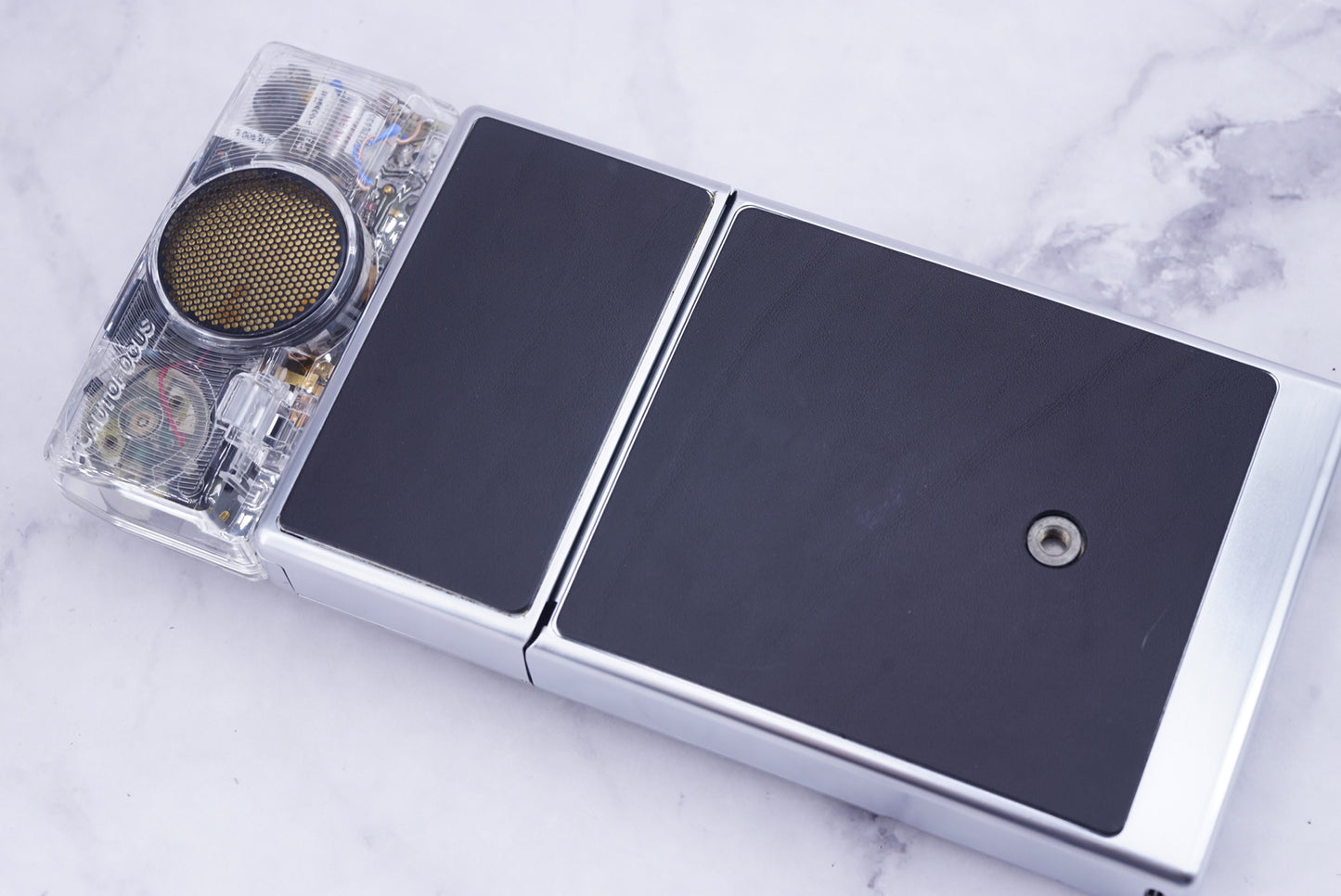 NEW PCB*Polaroid SX 70 Sonar Camera CLEAR HOUSING transparent COVER POWER KIT S& POLA FLASH