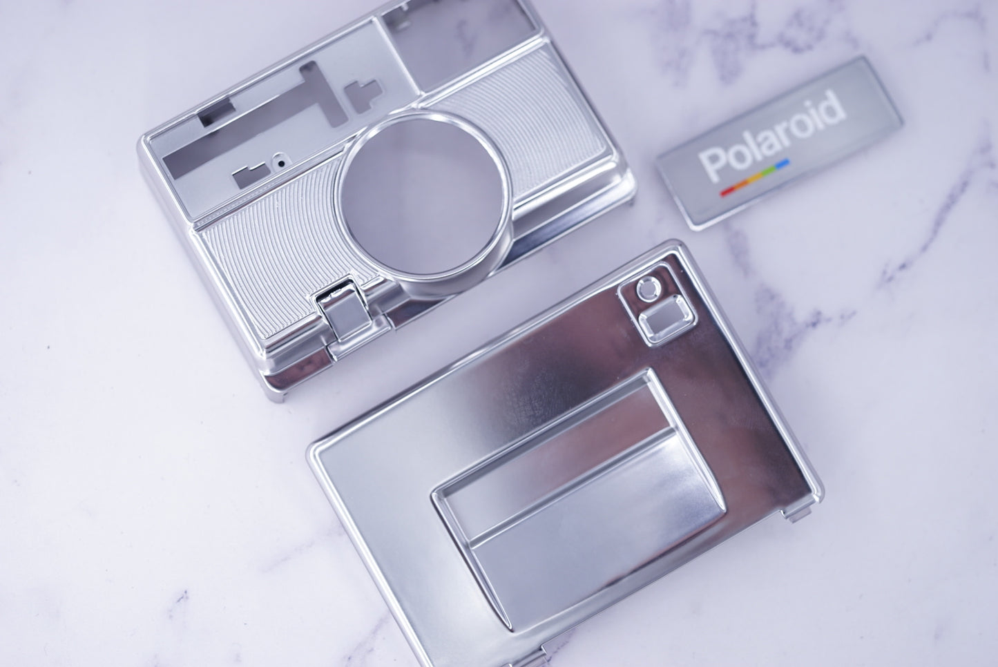 POLAROID SLR 680/690 CAMERA SILVER PLATED SHELL