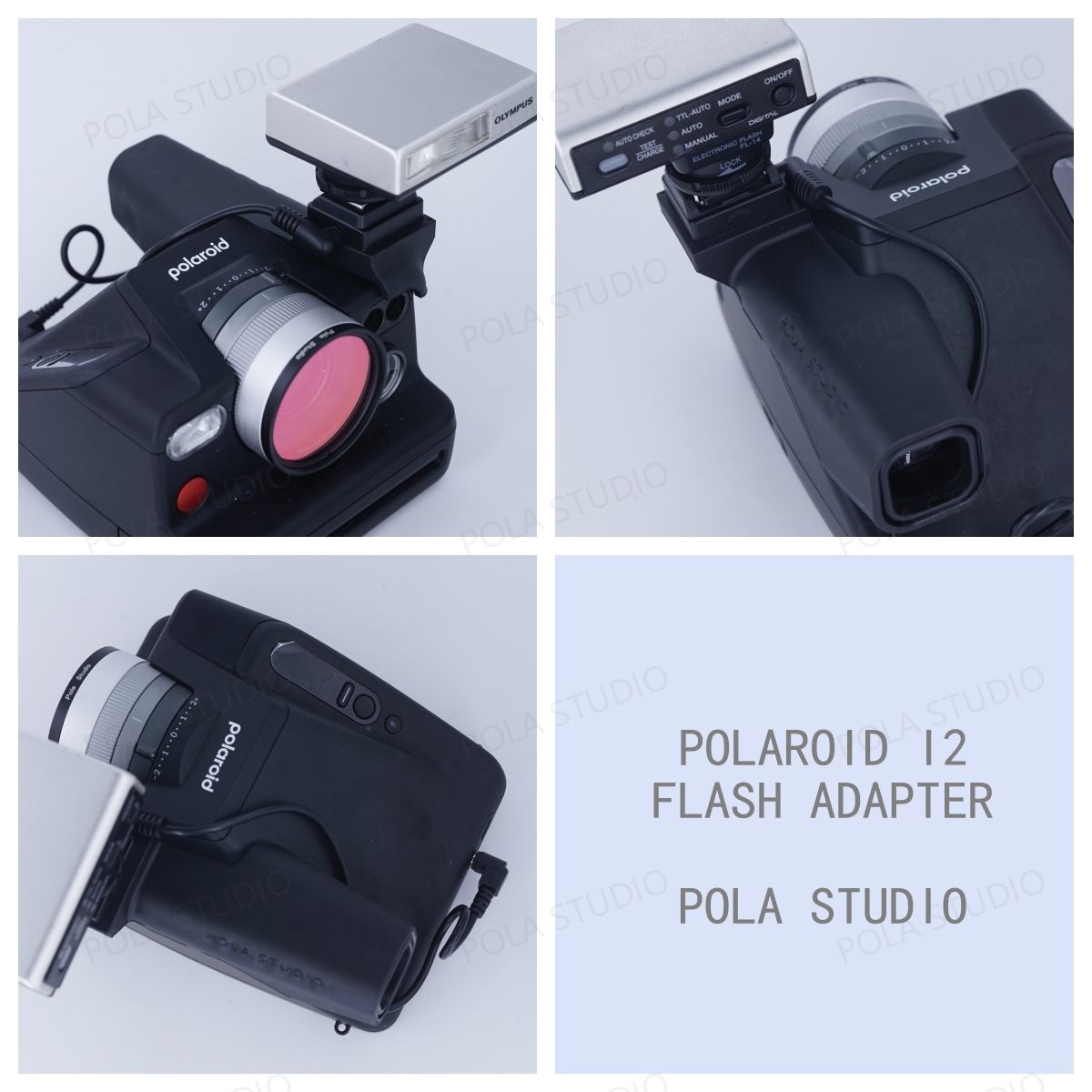 Polaroid I-2/i2 camera HOT Shoe Mount FLASH ACCESSTORY