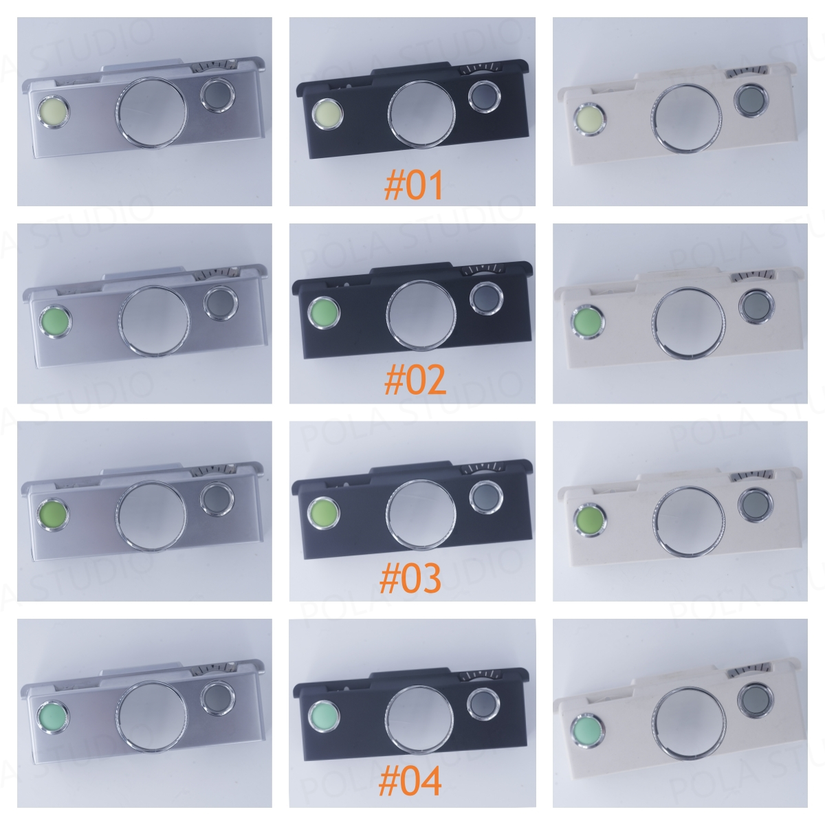 Polaroid SX70/SONAR/680/690 SHUTTER BUTTON COLORS REPLACEMENT BUTTON GREEN SERIES