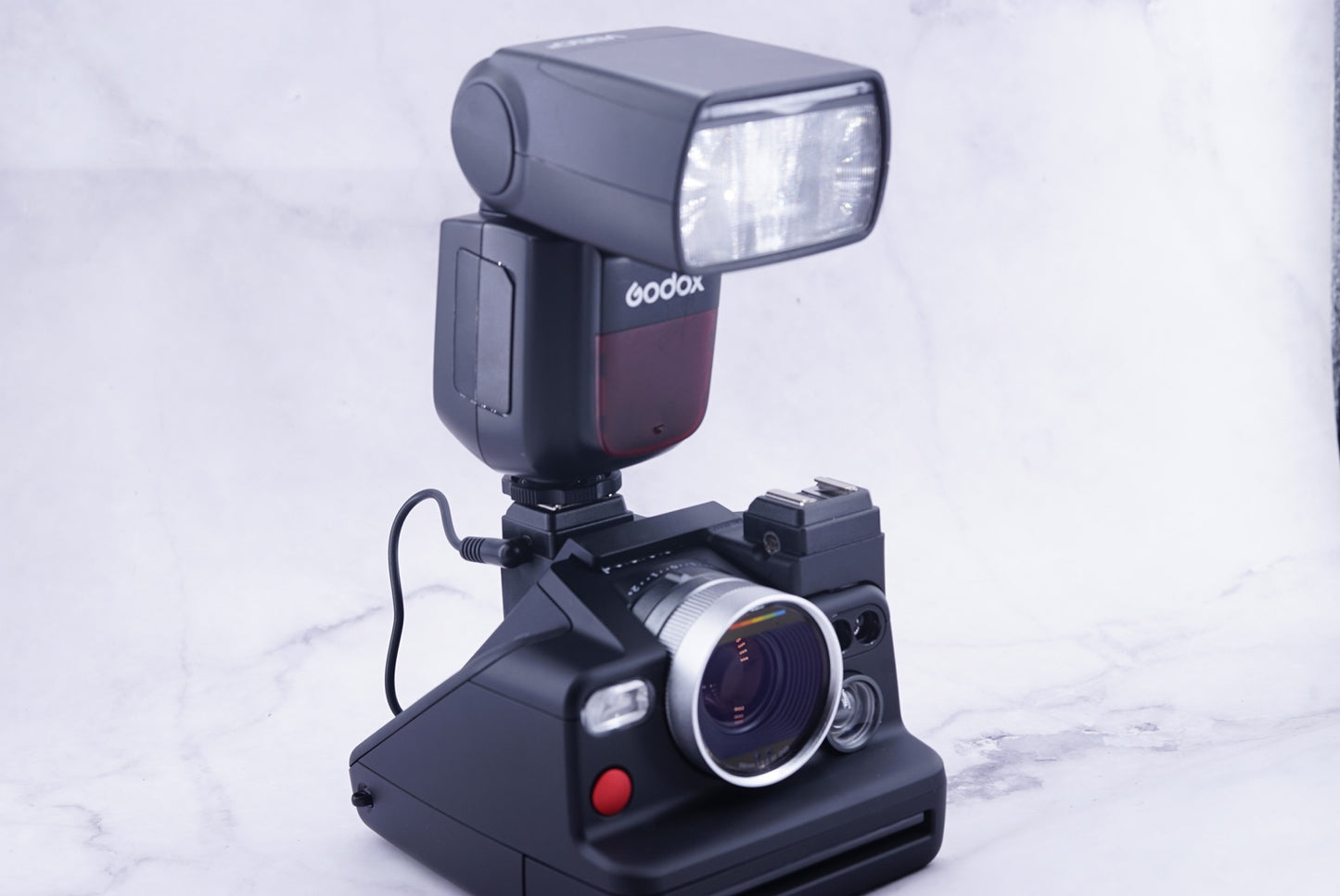 Polaroid i-2 camera double hotshoe flash adapter i2 camera ACCESSTORY