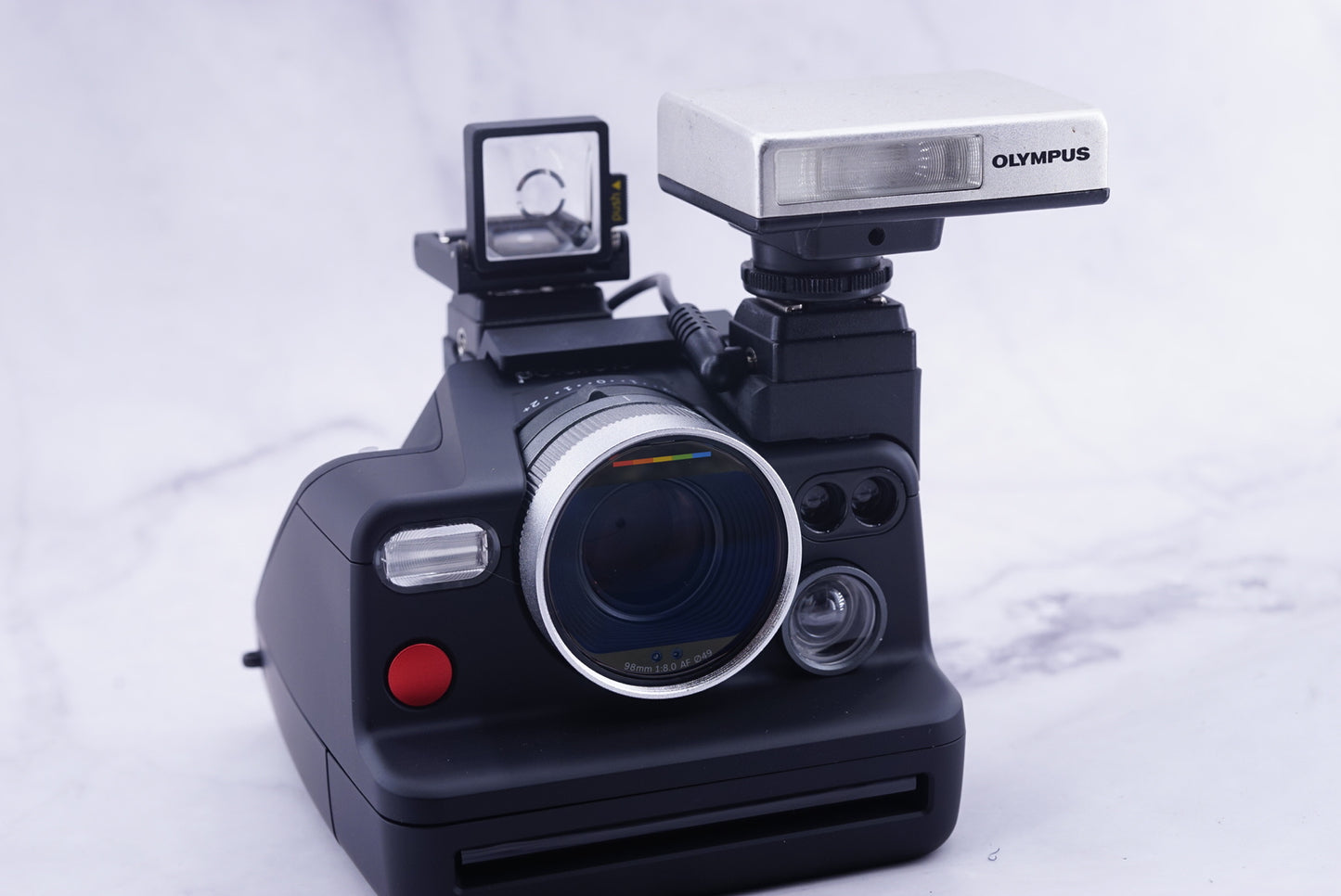 Polaroid i-2 camera double hotshoe flash adapter i2 camera ACCESSTORY
