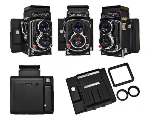 MINOLTA AUTOCORD CAMERA SQ INSTAX BACK FUJIFILM SQUARE FILM