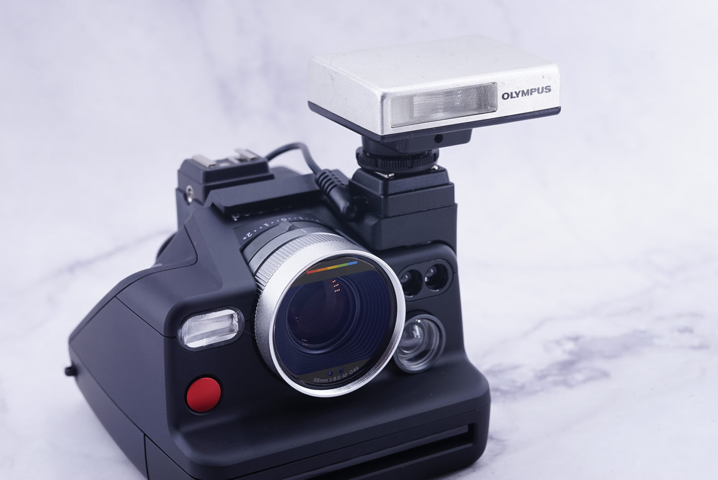 Polaroid i-2 camera double hotshoe flash adapter i2 camera ACCESSTORY