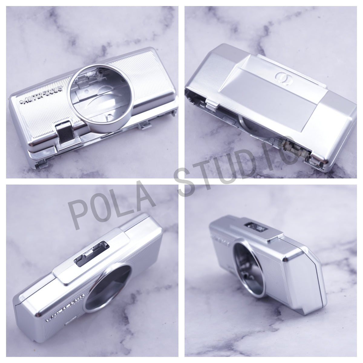 POLAROID SLR SONAR-SX70 CAMERA SILVER PLATED SHELL