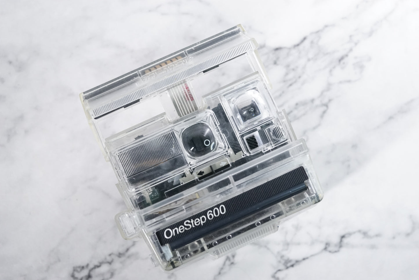 Polaroid transparent camera onestep 600 custom