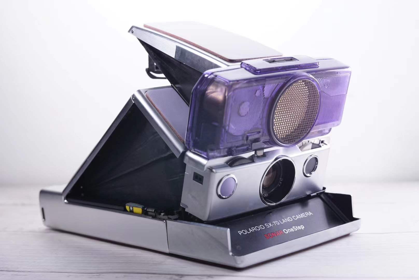 宝丽来Polaroid SX70 SONAR With 电源后背Power kit 3.0 and camera 