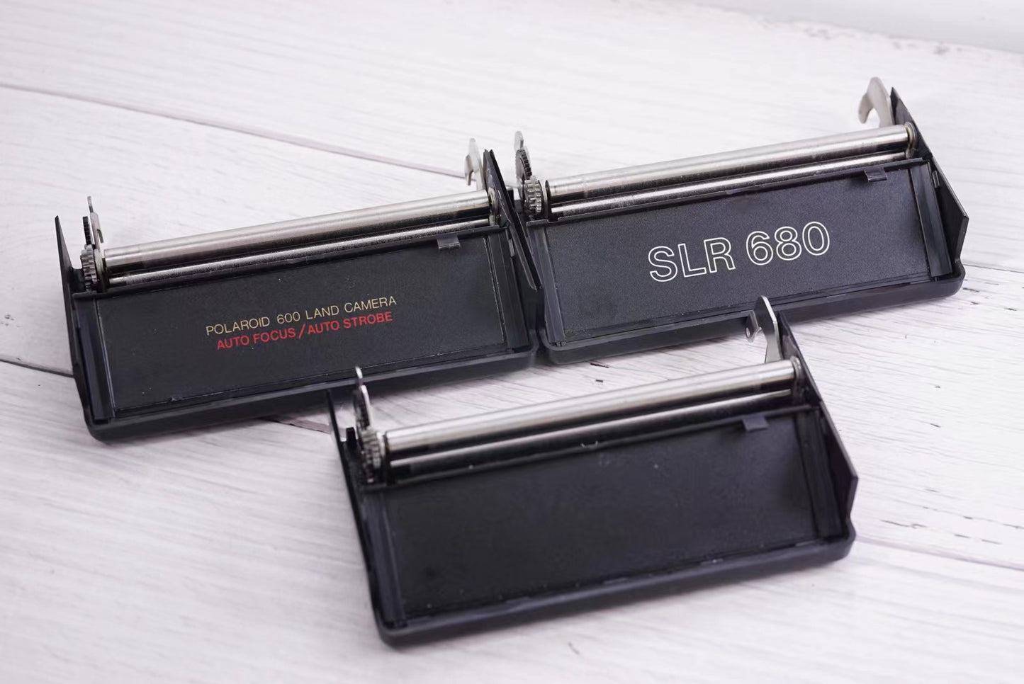 Polaroid SLR 680/690 BLACK FILMDOOR ACCESSTORY VINTAGE USED