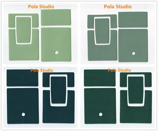 Polaroid sx70/sonar/680/690 camera skin Replacement Cover-Genuine Leather- GREEN color