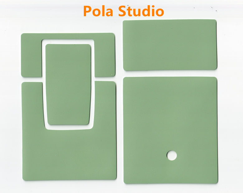 Polaroid sx70/sonar/680/690 camera skin Replacement Cover-Genuine Leather- GREEN color